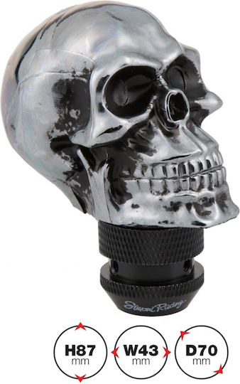 Simoni Racing Skeletor Eyes Schaltknauf Universal Schwarz
