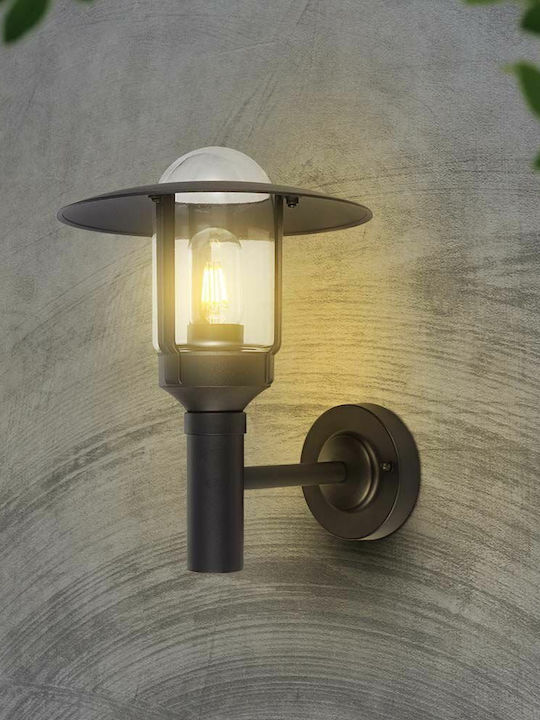 V-TAC Wall-Mounted Outdoor Hat Light E27 IP44 25x30.5x34εκ.