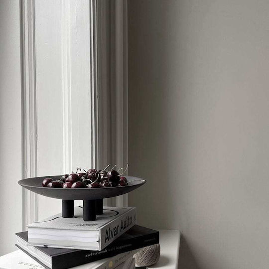101 Copenhagen Platou Decorativ Rotundă Ceramică Maro 1buc 30x30x9.2buc