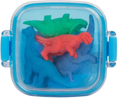 Yolo Radiergummi-Set für Bleistifte Dino and Unicorn (Μiverse Farben) 1Stück Dino und Einhorn