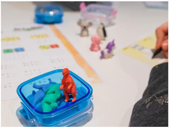 Yolo Eraser Set for Pencil and Pen Dino and Unicorn (Μiscellaneous colours) 1pcs Dino And Unicorn