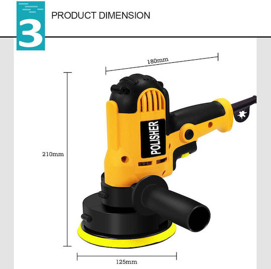 Factory Rotary Polisher 700W with Speed Control