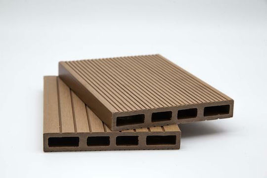 Newplan Deck Περίφραξης Κήπου από WPC 360x14x2εκ. Μπεζ