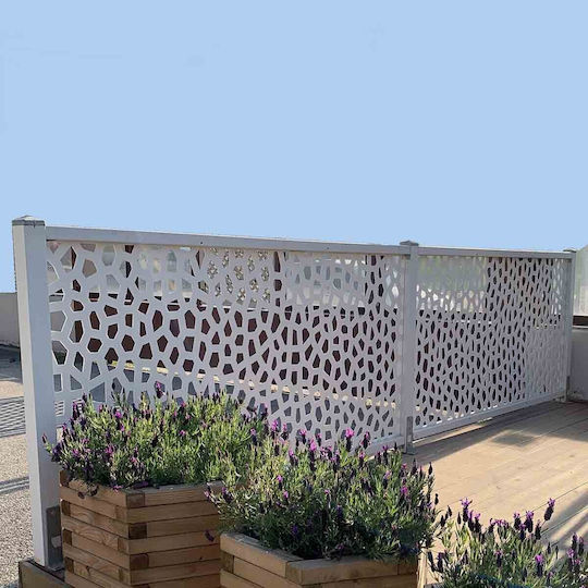 Showood Garden Fencing Supplies Intermediate for PP Kafasota Wooden Beam 120x7x7cm Brown