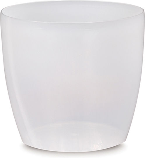 Atmosphera Roto Brill Plastic Transparent Plant Pot 18x18x17cm