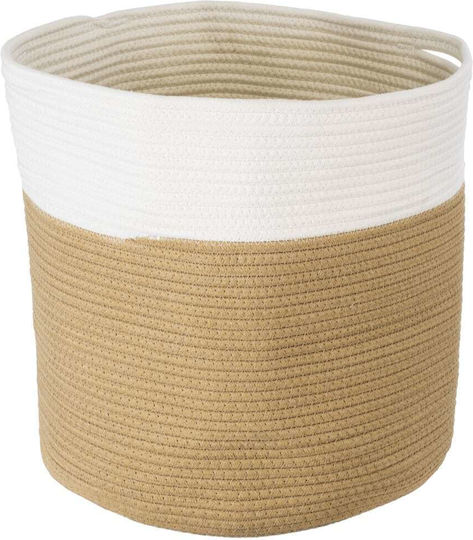 GloboStar Palawan Planter Fabric Beige 35x35x38cm.