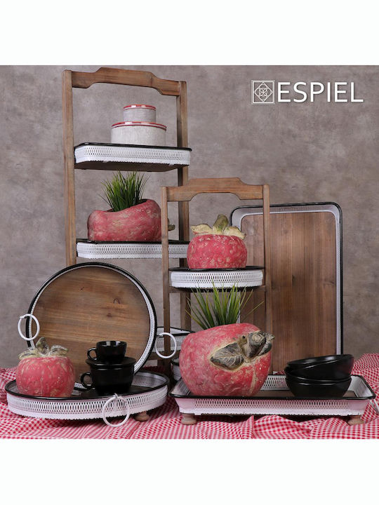 Espiel Strawberry Planter Ceramic Red 19.5x16x14.5cm. Strawberry