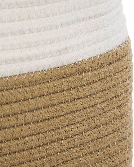 GloboStar Palawan Planter Fabric Beige 35x35x38cm.