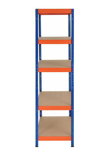 Kovona Futur Plus Dexion Shelf Galvanized 100x50x180cm With 5 Shelves Total Load Capacity 2000kg