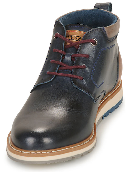 Navy Blue Men's Boots