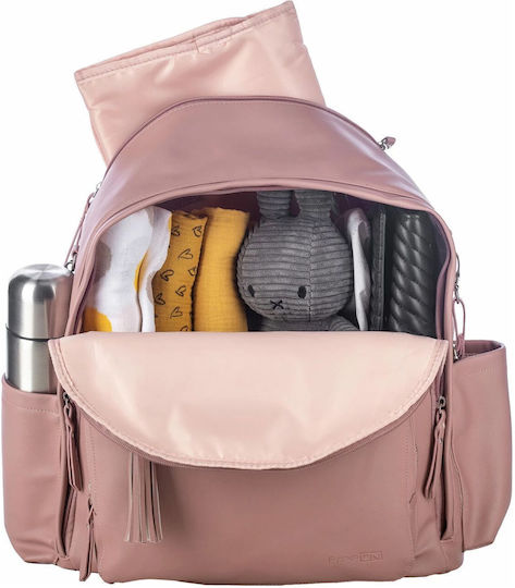 FreeOn Glamour Backpack Diaper Bag Pink 34x20x40cm
