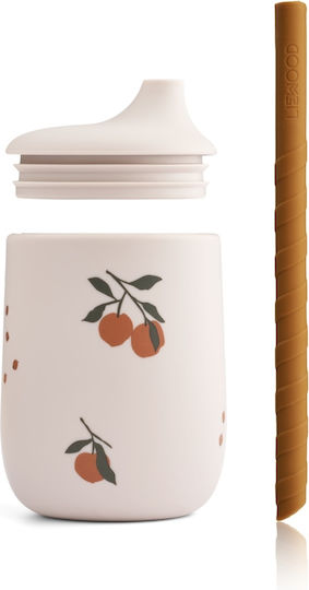 Liewood Baby Cup Ellis made of Silicone Orange Peach 230ml