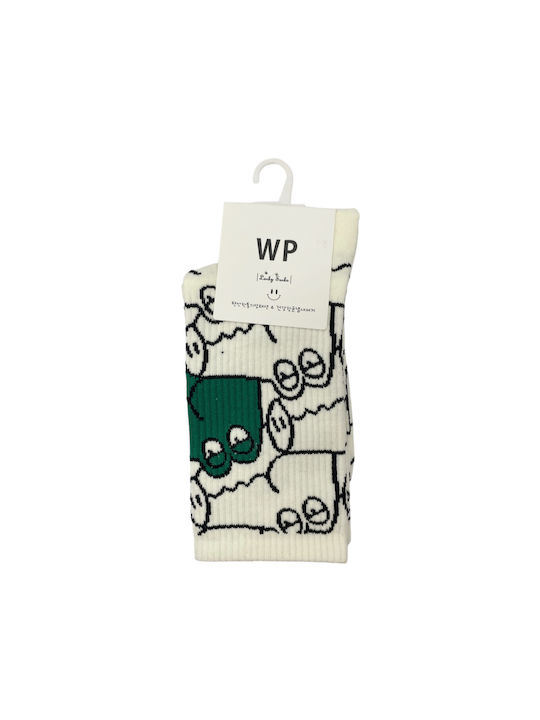 WP Patterned Socks Beige