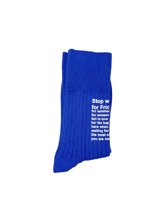 Intimonna Damen Socken Blau 1Pack