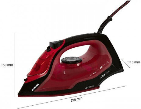 Clatronic DB 3752 Σίδερο Ατμού 2200W με Συνεχόμενη Παροχή 25gr/min