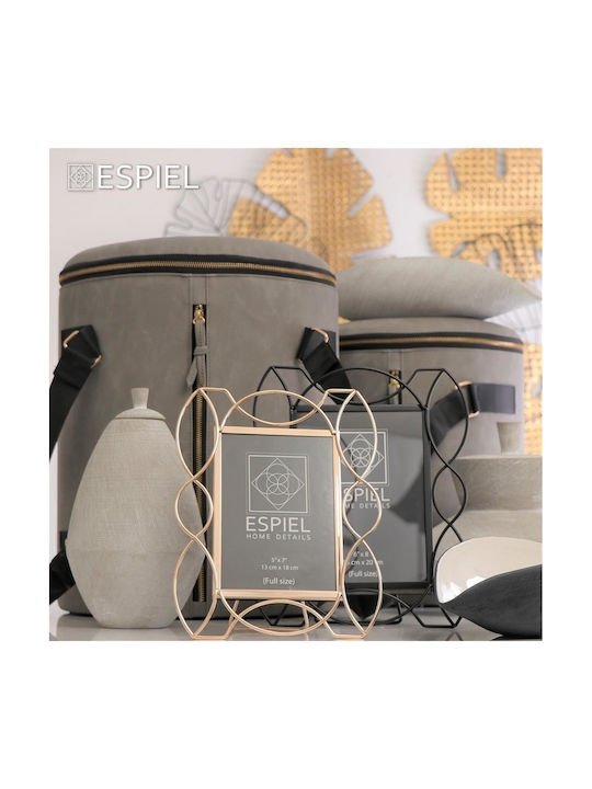 Espiel Metallic Black Photo Frame