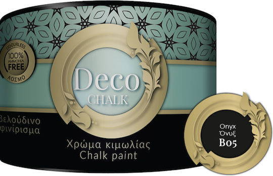 Pellachrom Deco Chalk Paint Colour Chalk B05 Όνυξ Μαύρο 375ml