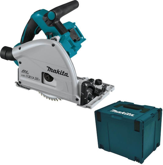 Makita DSP600ZJ Βυθιζόμενο Δισκοπρίονο Brushless 18V Solo με Ρύθμιση Ταχύτητας και με Σύστημα Αναρρόφησης