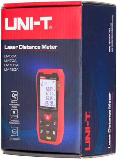 Uni-T Μέτρο Laser LM100A με Εύρος Μέτρησης 0.001m-100m