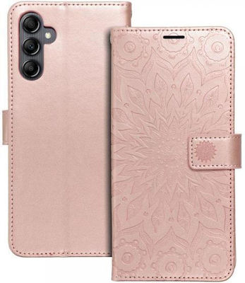 Forcell Mezzo Synthetic Leather Wallet Rose Gold (Galaxy A14)