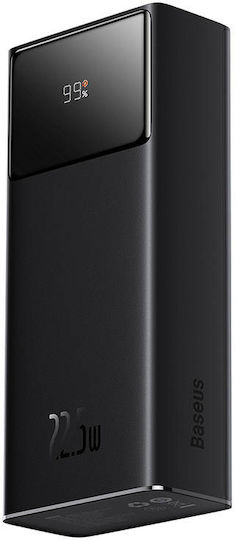 Baseus Star-Lord Power Bank 20000mAh 22.5W με 2 Θύρες USB-A και Θύρα USB-C Power Delivery Μαύρο