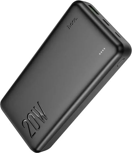 Hoco J87A Tacker Baterie Externă 20000mAh 18W cu Port USB-A și Port USB-C Power Delivery / Quick Charge Neagră