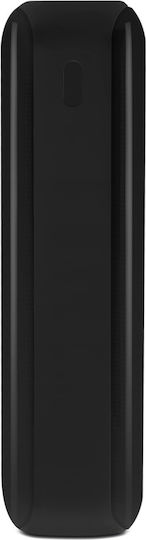 TTEC ReCharger Ultra Power Bank 30000mAh 10.5W with 2 USB-A Ports and USB-C Port Black