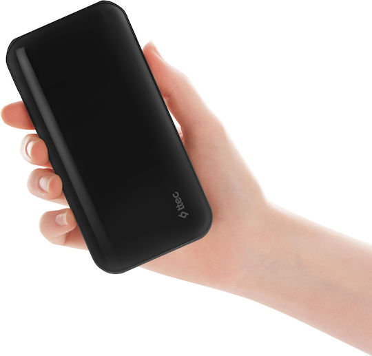 TTEC ReCharger Ultra Power Bank 30000mAh 10.5W with 2 USB-A Ports and USB-C Port Black
