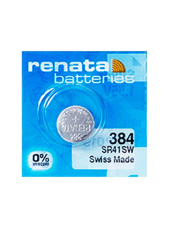 Rayovac Buttoncell 384 Μπαταρία Silver Oxide SR41 1.55V 1τμχ