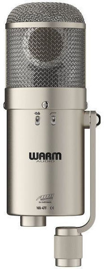 Warm Audio WA-47F Kondensatormikrofon Stoßmontiert für Studio in Silver Farbe