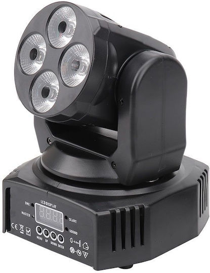 NN Lumina în mișcare Spălați LED DMX 408 RGBW / Alb cald