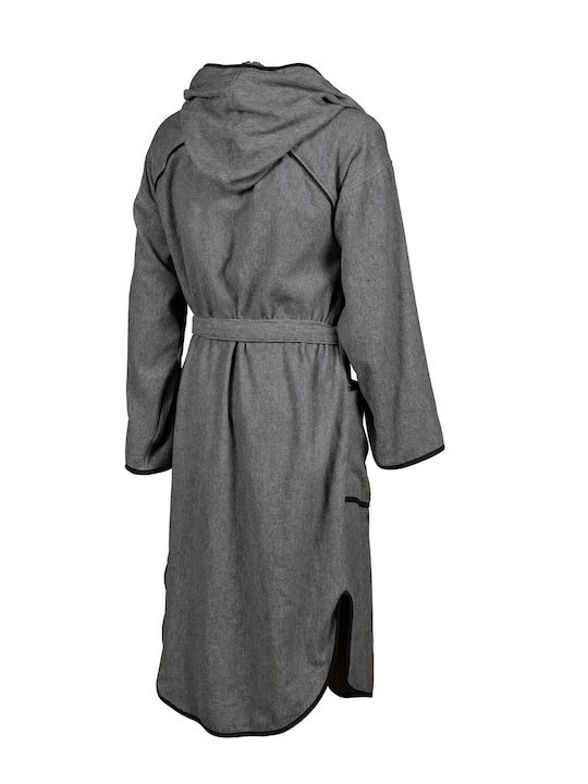 Arena Icons Parka Swimming Bathrobe Gray 004376-100