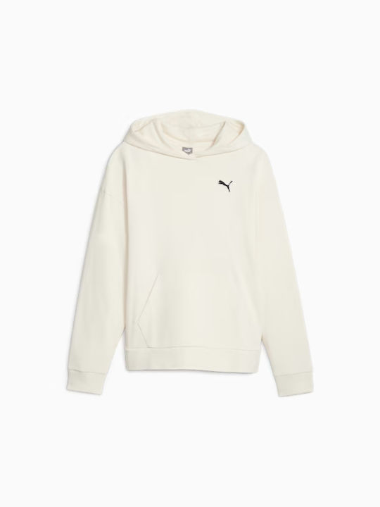 Puma Better Essentials Women's Hooded Sweatshirt White