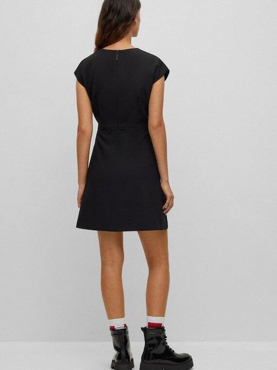 Hugo Boss Summer Mini Evening Dress Black