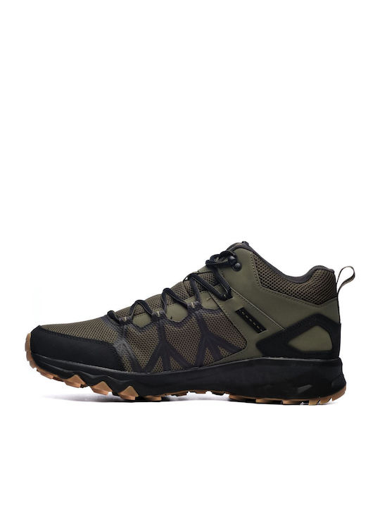 Columbia Peakfreak II Ανδρικά Ορειβατικά Παπούτσια Αδιάβροχα Πράσινα