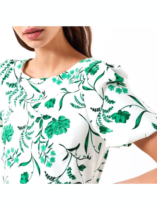 Καλοκαιρινό Mini Σεμιζιέ Φόρεμα Floral