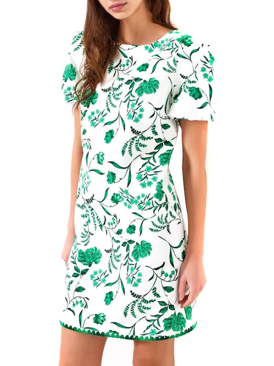 Καλοκαιρινό Mini Σεμιζιέ Φόρεμα Floral