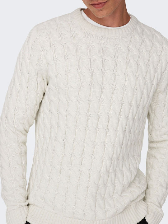 Long Sleeve Sweater White