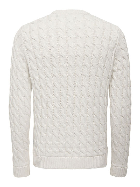 Long Sleeve Sweater White