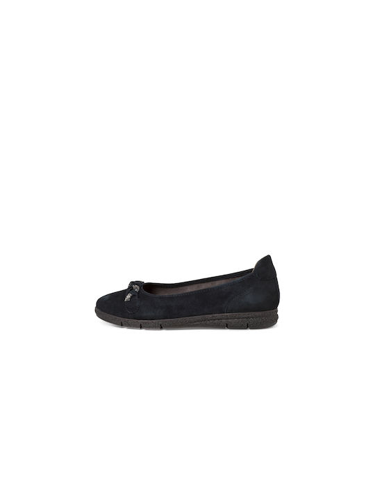 Tamaris Анатомични Suede Ballerinas Navy Blue