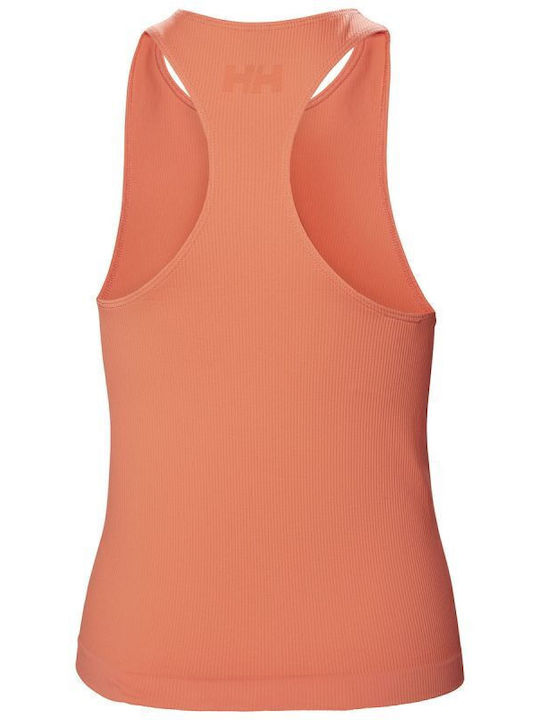Women's Athletic Blouse Sleeveless Orange