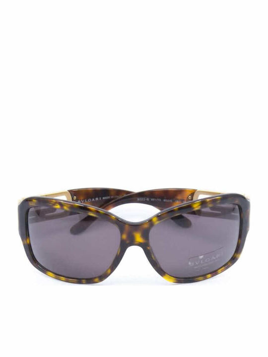 Bvlgari Damen Sonnenbrille mit Braun Schildkröte Gestell und Gray Linse 8022-B 85173