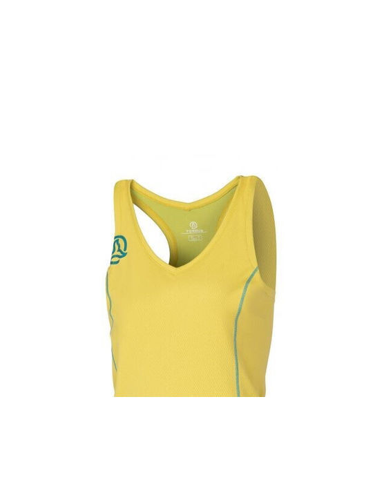 Ternua Women's Athletic Blouse Sleeveless Fast Drying Yellow