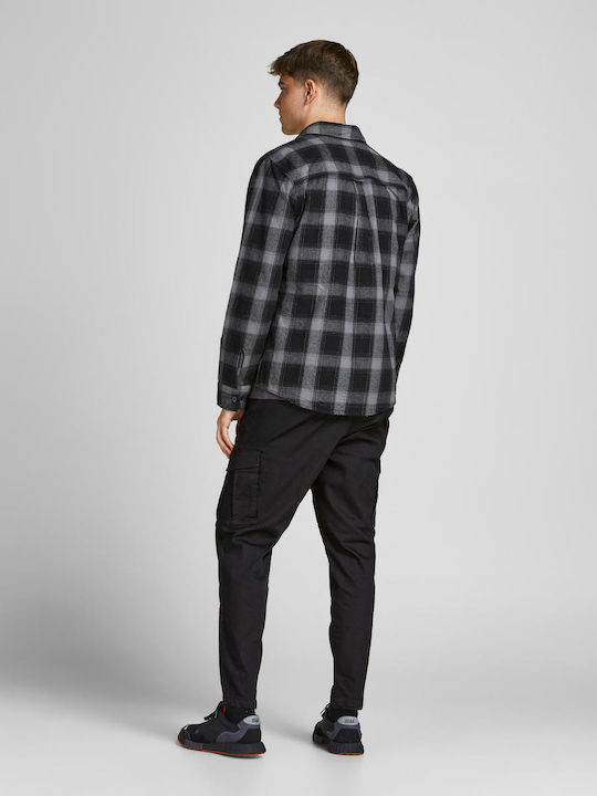 Jack & Jones Men's Trousers in Tapered Line Black