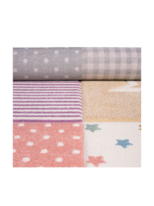 Viokarpet Kinder Teppich Sterne Mehrfarbig 160x230cm