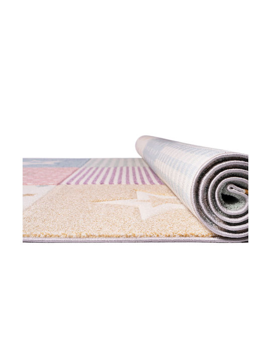 Viokarpet Kinder Teppich Sterne Mehrfarbig 160x230cm