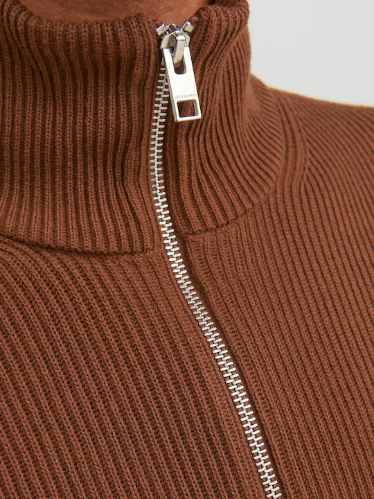 Pulover cu mânecă lungă Cambridge brown