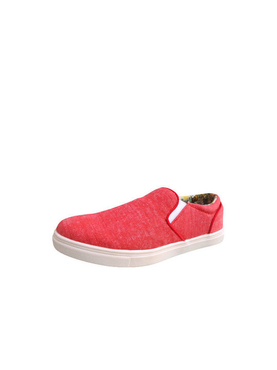 Doccini Anatomic Women's Canvas Slip-Ons Red