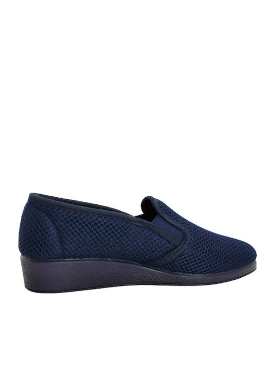 Γυναικεία Slip-On Πάνινα Μπλε
