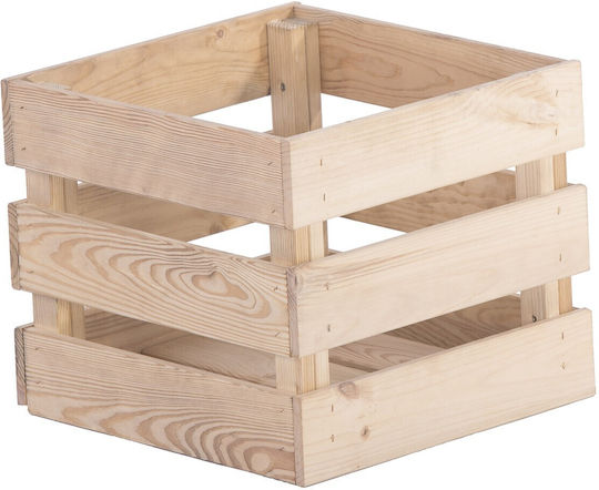 Showood Διακοσμητικό Καλάθι Κήπου Ξύλινο 33 x 31 x 27 33x31x27εκ. 02014